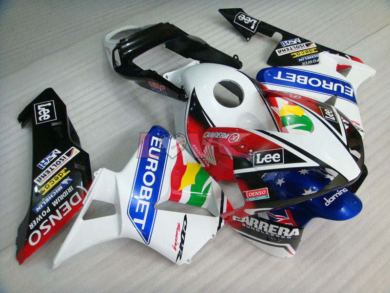 Lee - White Black Fairings and Bodywork For 2003-2004 CBR600RR #LF5385