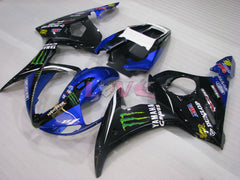 Monster - Blue Black Fairings and Bodywork For 2005 YZF-R6 #LF3523