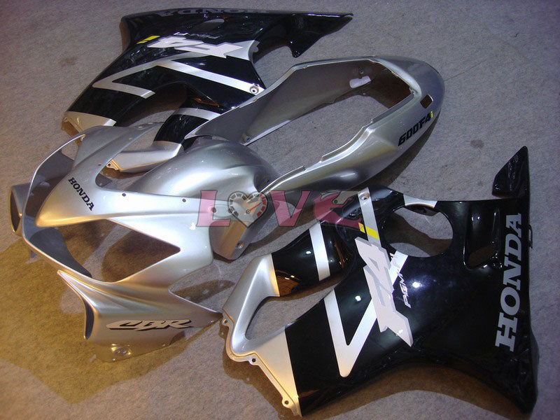 Factory Style - Black Silver Fairings and Bodywork For 2001-2003 CBR600F4i #LF7675