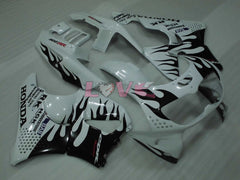 Flame - White Black Fairings and Bodywork For 1994-1995 CBR900RR #LF3015