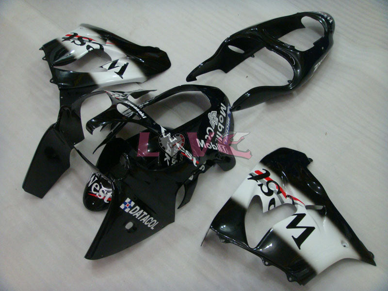 West - White Black Fairings and Bodywork For 2000-2001 NINJA ZX-9R #LF4898