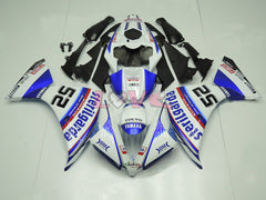 Movistar - Blue White Fairings and Bodywork For 2012-2014 YZF-R1 #LF4582