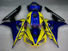 Fireblade - Yellow Blue Fairings and Bodywork For 2006-2007 CBR1000RR #LF7255