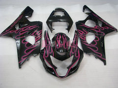 Flame - Black Pink Fairings and Bodywork For 2004-2005 GSX-R750 #LF6584