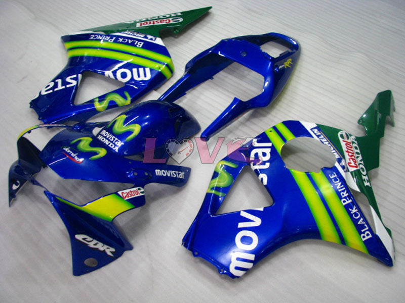 Movistar - Blue Fairings and Bodywork For 2002-2003 CBR954RR #LF5188