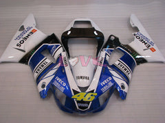 Monster - Blue White Black Fairings and Bodywork For 1998-1999 YZF-R1 #LF3587