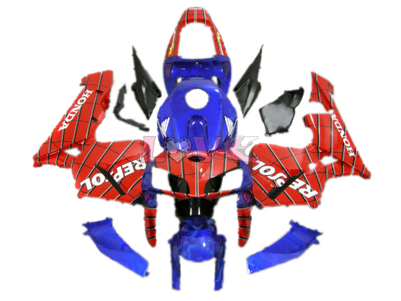 Repsol - Red Blue Fairings and Bodywork For 2005-2006 CBR600RR #LF7496