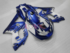 Customize - Blue White Fairings and Bodywork For 1997-2007 YZF600R #LF7944