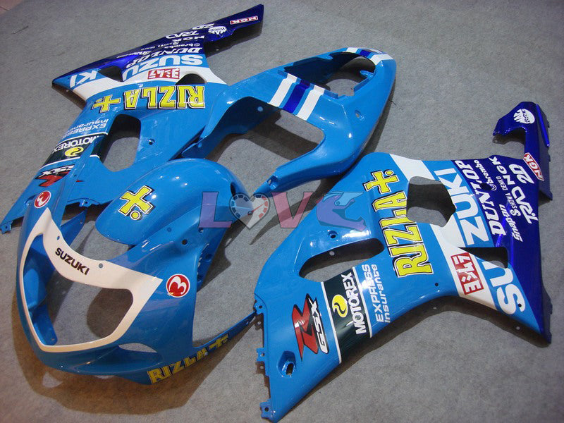 Rizla+ - Blue White Fairings and Bodywork For 2000-2003 GSX-R750 #LF6694
