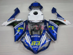 Monster - Blue White Black Fairings and Bodywork For 2007-2008 YZF-R1 #LF3665