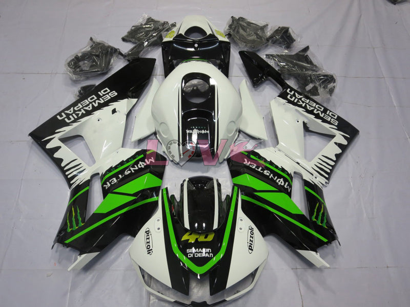 Rossi - Green White Black Fairings and Bodywork For 2013-2020 CBR600RR #LF7890