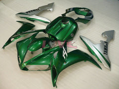 Factory Style - Green Silver Fairings and Bodywork For 2004-2006 YZF-R1 #LF6989
