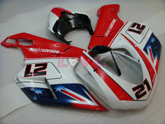 Xerox - Red White Fairings and Bodywork For 2008-2013 848 #LF5607