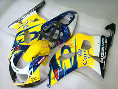 Corona - Yellow Blue Fairings and Bodywork For 2000-2002 GSX-R1000 #LF4144