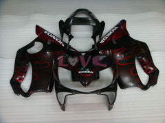 Flame - Red Black Fairings and Bodywork For 2001-2003 CBR600F4i #LF4491