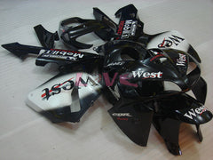 West - White Black Fairings and Bodywork For 2005-2006 CBR600RR #LF7474