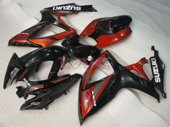 Factory Style - Red Black Fairings and Bodywork For 2006-2007 GSX-R600 #LF6300