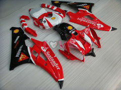 Santander - Red Black Fairings and Bodywork For 2006-2007 YZF-R6 #LF6877