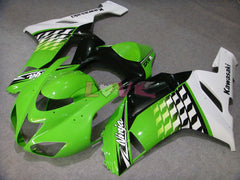 Nakano - Green Black Fairings and Bodywork For 2007-2008 NINJA ZX-6R #LF5892