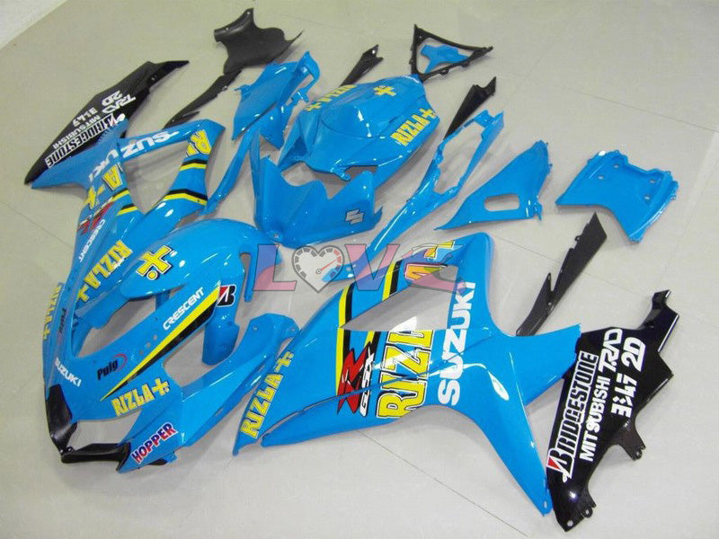 Rizla+ - Blue Black Fairings and Bodywork For 2008-2010 GSX-R750 #LF6384