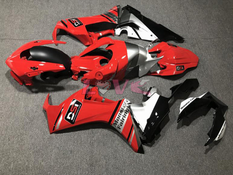 Factory Style - Red Silver Fairings and Bodywork For 2017-2020 CBR1000RR #LF7861