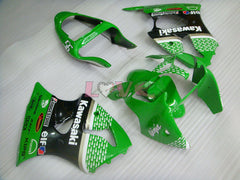 Factory Style - Green Black Fairings and Bodywork For 2000-2002 NINJA ZX-6R #LF6165