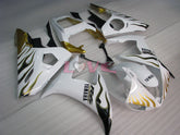 Factory Style Customize - White Gold Fairings and Bodywork For 2005 YZF-R6 #LF3510