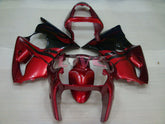 Flame - Red Black Fairings and Bodywork For 2000-2002 NINJA ZX-6R #LF3324