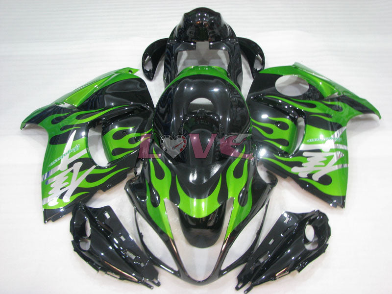 Others - Green White Black Fairings and Bodywork For 2008-2020 Hayabusa #LF4595