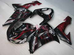 Corona - Red wine Black Fairings and Bodywork For 2006-2007 NINJA ZX-10R #LF3265