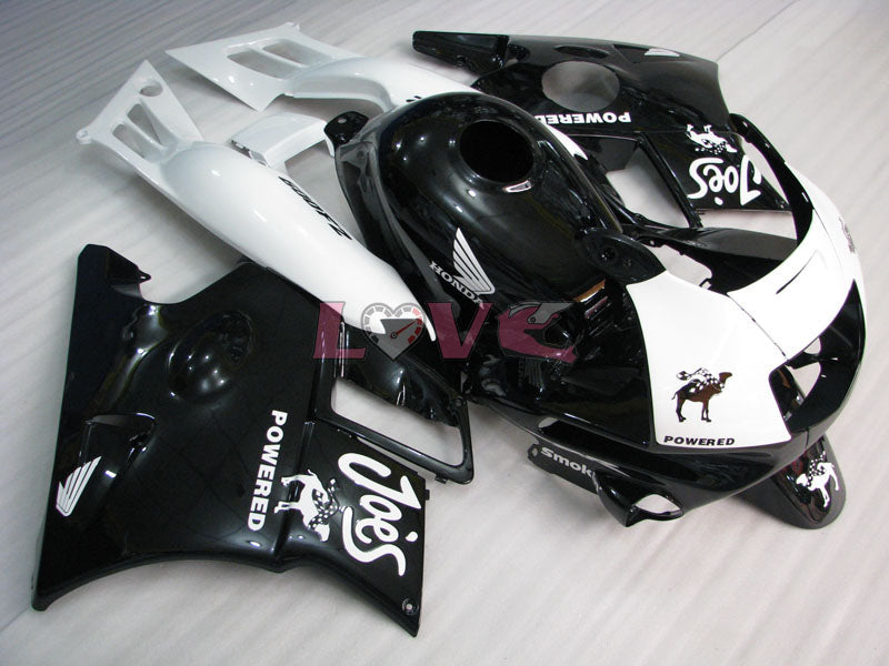 Camel - White Black Fairings and Bodywork For 1991-1994 CBR600F2 #LF4900