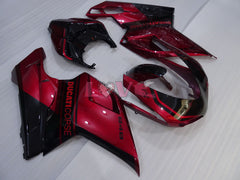 Factory Style - Red wine Black Fairings and Bodywork For 2008-2013 848 #LF3154