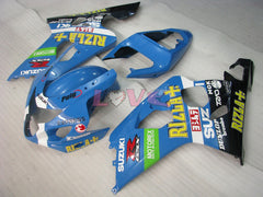 MOTUL Rizla+ - Blue Black Fairings and Bodywork For 2004-2005 GSX-R600 #LF6423