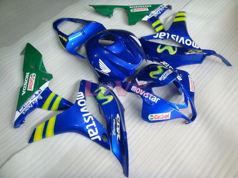 Movistar - Blue Fairings and Bodywork For 2007-2008 CBR600RR #LF7451
