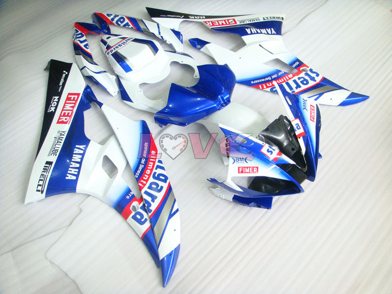 Sterilgarda - Blue White Fairings and Bodywork For 2006-2007 YZF-R6 #LF6876