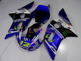 Monster - Blue White Black Fairings and Bodywork For 1998-2002 YZF-R6 #LF3353