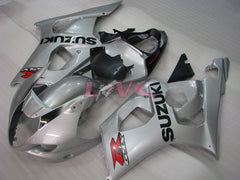Factory Style - Black Silver Fairings and Bodywork For 2003-2004 GSX-R1000 #LF5949