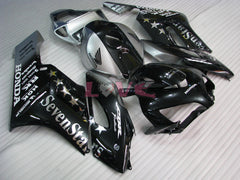SevenStars - Black Silver Fairings and Bodywork For 2004-2005 CBR1000RR #LF7283