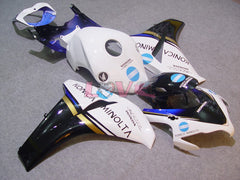 Konica Minolta - Blue White Fairings and Bodywork For 2008-2011 CBR1000RR #LF7139