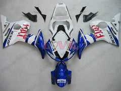 FIAT MOTUL - Blue White Fairings and Bodywork For 2003-2004 YZF-R6 #LF6927