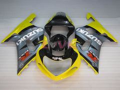 Factory Style - Yellow Silver Fairings and Bodywork For 2000-2003 GSX-R750 #LF4240
