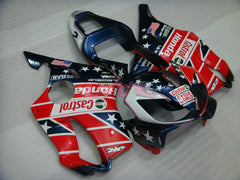Castrol - Red Blue Fairings and Bodywork For 2001-2003 CBR600F4i #LF7677