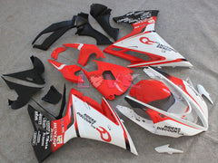 DUNLOP - Red White Black Fairings and Bodywork For 2013-2014 Daytona 675 #LF3048
