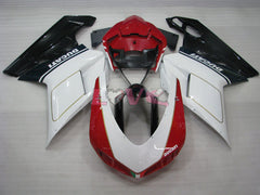 Factory Style - White Black Fairings and Bodywork For 2007-2009 1098 #LF5552