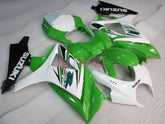 Factory Style - Green White Fairings and Bodywork For 2007-2008 GSX-R1000 #LF5724