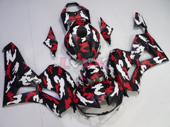 Customize - Red White Black Fairings and Bodywork For 2013-2016 CBR600RR #LF4419