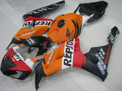Repsol - Orange Black Fairings and Bodywork For 2006-2007 CBR1000RR #LF4366