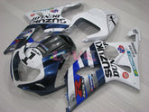 DUNLOP - Blue White Fairings and Bodywork For 2000-2002 GSX-R1000 #LF4145