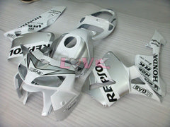 Repsol - Silver Fairings and Bodywork For 2005-2006 CBR600RR #LF4441
