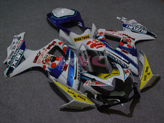 Dark Dog - Blue White Fairings and Bodywork For 2008-2010 GSX-R600 #LF6240